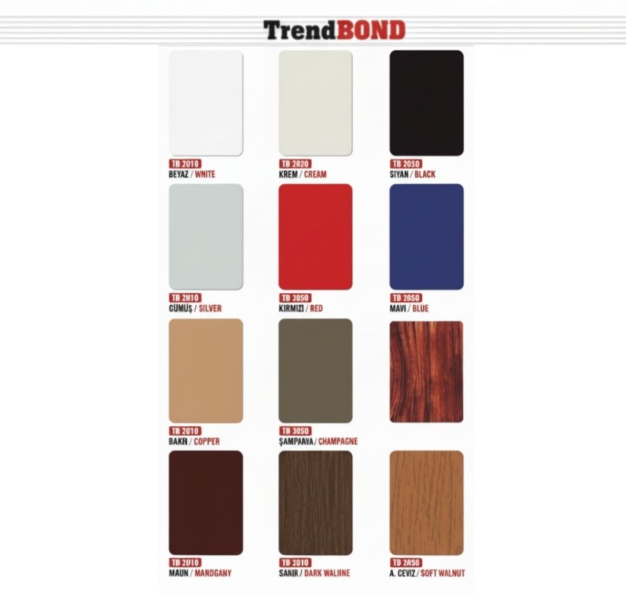 ALPİL Trendbond Alüminyum Kompozit Levha 4 mm