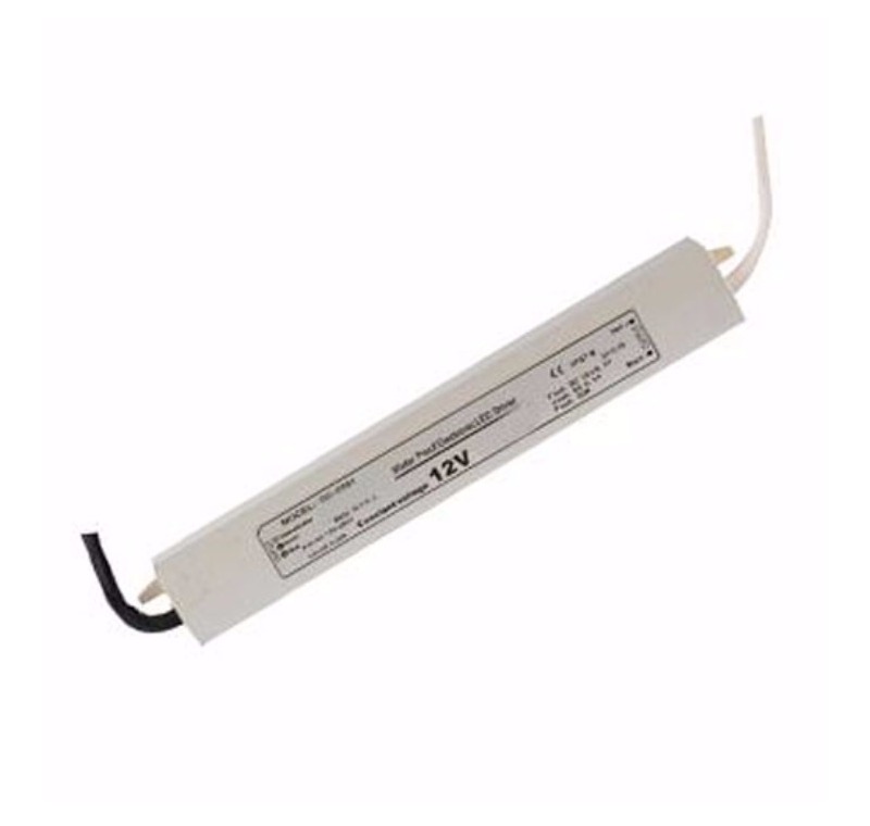 Dış Mekan Trafo 12V ECO 60W - 5.00A (PVC Kasa)