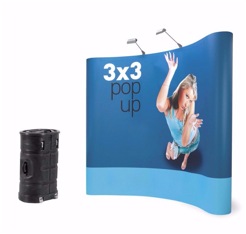 Örümcek Stand 3x3 m Hard Case Çanta – Taşınabilir ve Profesyonel Tanıtım Çözümü